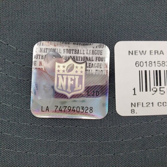 Arizona Cardinals 59Fifty Fitted Hat Crucial Catch Cancer Embroidered New Era 8 - Picture 4 of 10